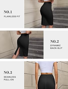 Amazon.com: Wldrsd Women's High Waist Pencil Suit Skirt 2024